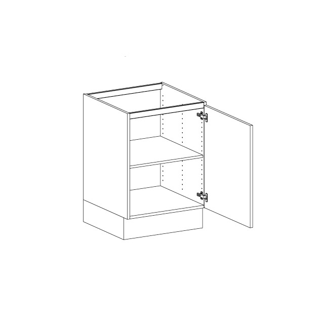 BÄNKSKÅP 40CM 1 HYLLA BÄNKSKÅP EX LUCKA ( L 4 ) | Beijerbygg Byggmaterial